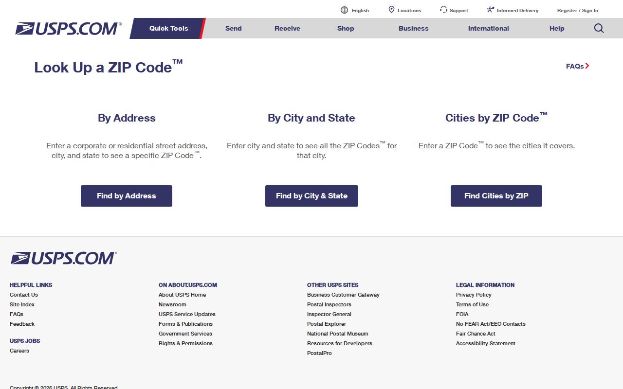 Woodbridge ZIP lookup USPS address validation