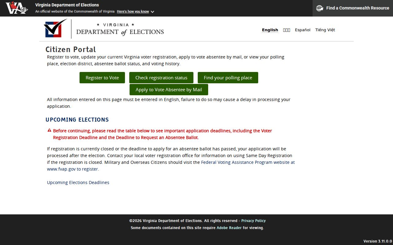 Woodbridge residents directory Virginia voter self-lookup